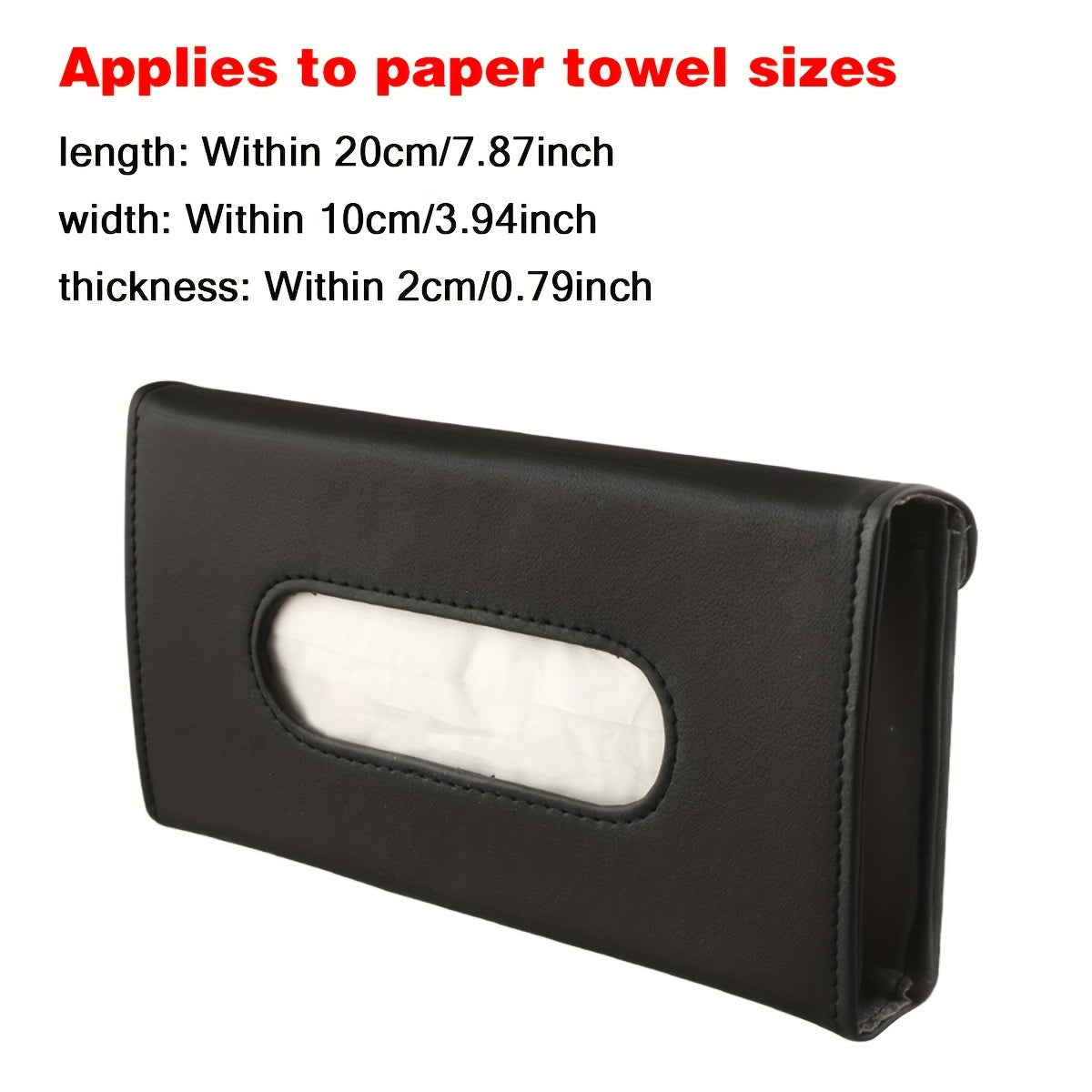 Car Mounted Fashion Sunshade Paper Towel Box