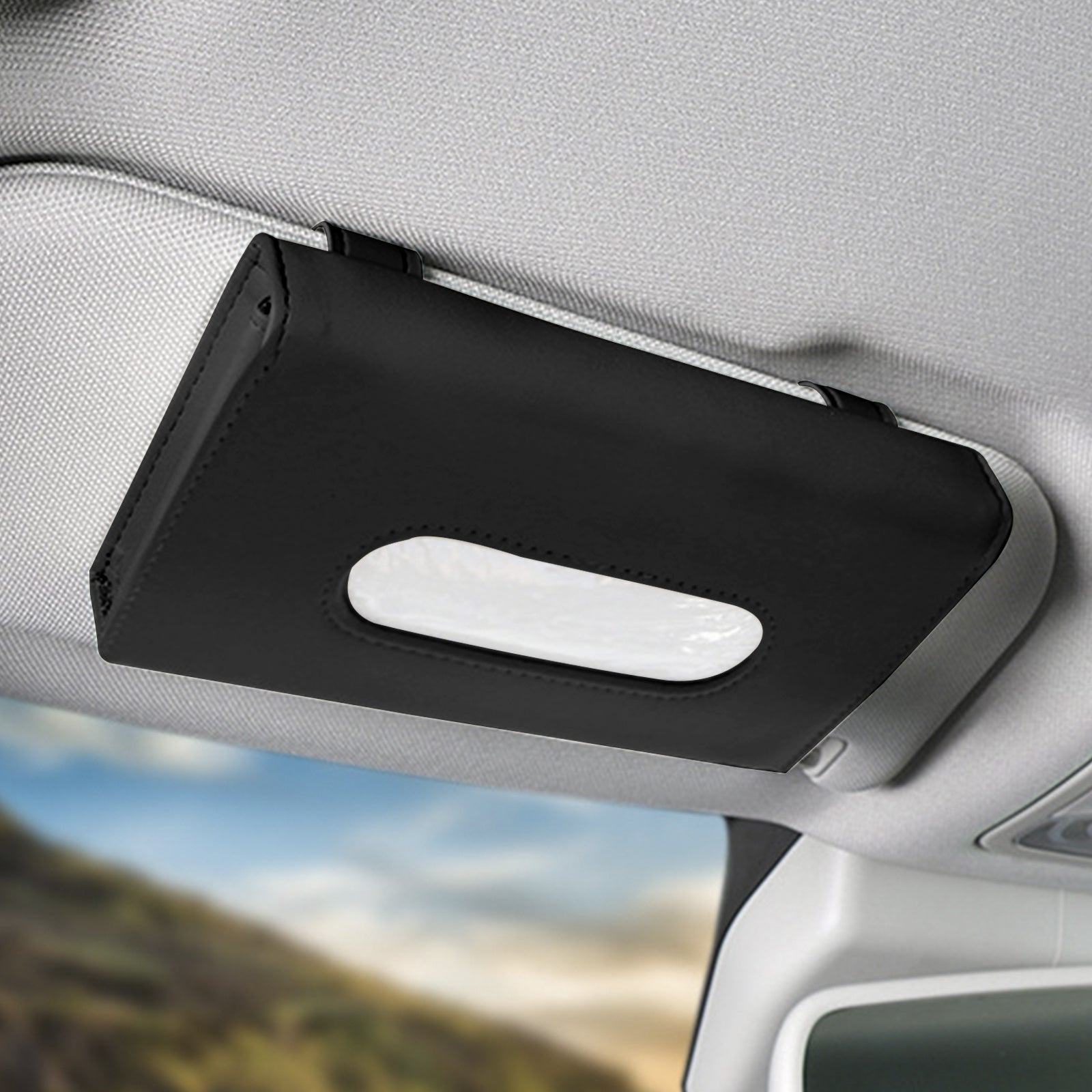 Car Mounted Fashion Sunshade Paper Towel Box
