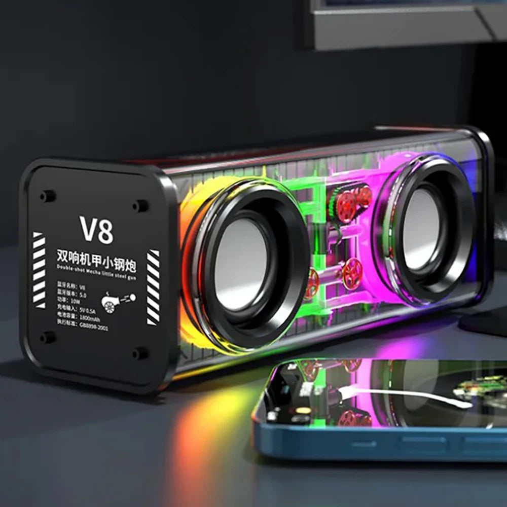 Bluetooth 5.0 Dual Speakers 1800mAh