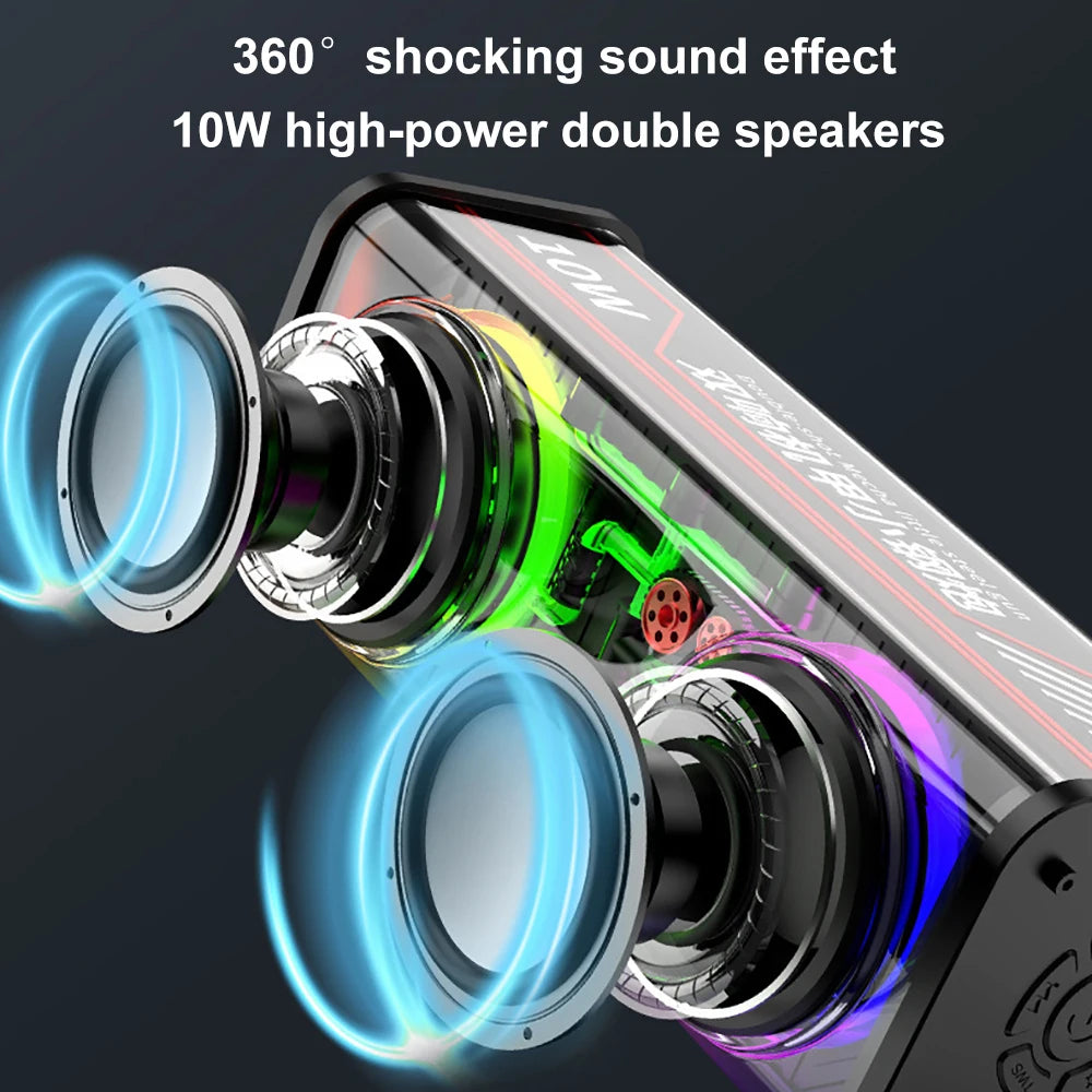Bluetooth 5.0 Dual Speakers 1800mAh