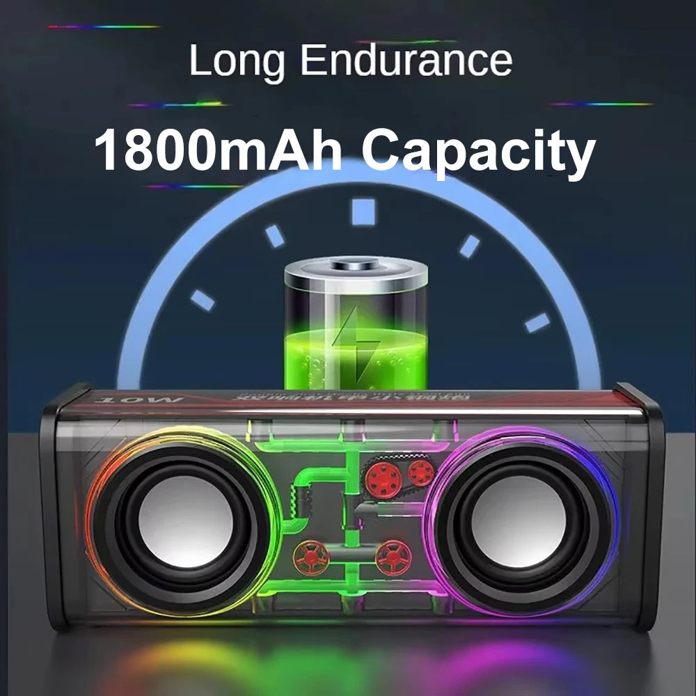 Bluetooth 5.0 Dual Speakers 1800mAh